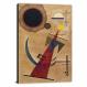 Rot in Spitzform by Kandinsky, 1925 - Canvas Wrap