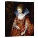 Portrait of Charlotte-Marguerite de Montmorency-Princess of Conde by Peter Paul Rubens, 1610 - Canvas Wrap