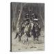 Cheyenne Scouts Patrolling the Big Timber of the North Canadian Oklahoma by Frederick Remington, 1889 - Canvas Wrap
