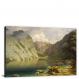 A Western Landscape by Albert Bierstadt, 1860 - Canvas Wrap