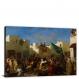 Fanatics of Tangier by Eugene Delacroix, 1837 - Canvas Wrap