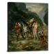 Angelica and the wounded Medoro by Eugene Delacroix, 1860 - Canvas Wrap