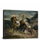 The Combat of the Giaour and Hassan by Eugene Delacroix, 1826 - Canvas Wrap