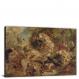 The Lion Hunt by Eugene Delacroix, 1854 - Canvas Wrap