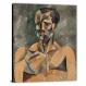 Bust of a Man-The Athlete by Pablo Picasso, 1909 - Canvas Wrap