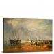 The Fish Market at Hastings Beach by J. M. W. Turner, 1810 - Canvas Wrap