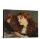 Jo-the Beautiful Irish Girl by Gustave Courbet, 1866 - Canvas Wrap