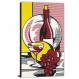 Still Life with Red Wine by Roy Lichtenstein, 1972 - Canvas Wrap