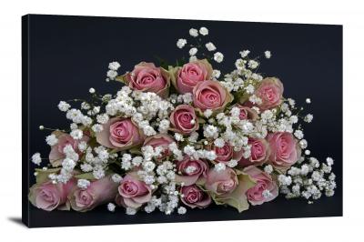 Roses Pink, 2021 - Canvas Wrap