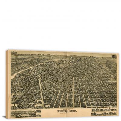 CWC005-blue-waterway-maps-perspective-map-of-the-city-of-denver-00