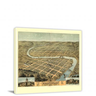 CWC033-blue-waterway-maps-birds-eye-view-of-the-city-of-frankfort-00