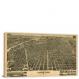 Perspective Map of the City of Denver, 1889 - Canvas Wrap