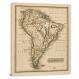 South America-A New and Elegant General Atlas, 1817 - Canvas Wrap