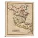 North America-A New and Elegant General Atlas, 1817 - Canvas Wrap