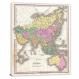 Finley Map of Asia and Australia, 1827 - Canvas Wrap