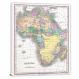 Finley Map of Africa, 1827 - Canvas Wrap