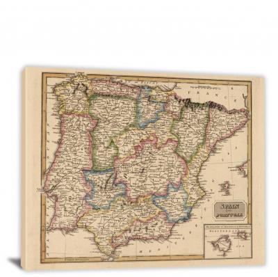 CWA962-spain-a-new-and-elegant-general-atlas-00