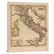 Italy-A New and Elegant General Atlas, 1817 - Canvas Wrap