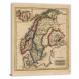 Sweden-A New and Elegant General Atlas, 1817 - Canvas Wrap