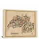 Switzerland-A New and Elegant General Atlas, 1817 - Canvas Wrap