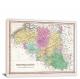 Finley Map of Belgium and Luxemborg, 1827 - Canvas Wrap
