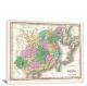 Finley Map of China, 1827 - Canvas Wrap