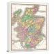 Finley Map of Scotland, 1827 - Canvas Wrap
