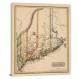 Maine-A New and Elegant General Atlas, 1817 - Canvas Wrap