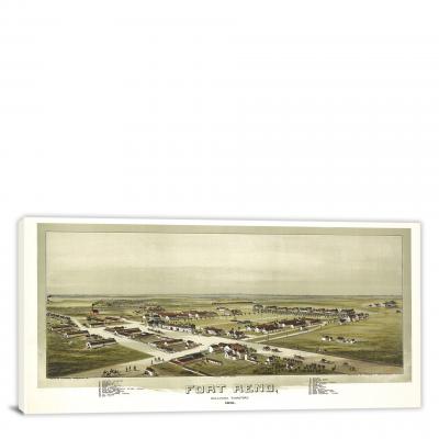 Fort Reno Oklahoma Territory, 1891 - Canvas Wrap
