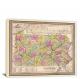 Railroads and Canals in Pennsylvania-A New and Elegant General Atlas, 1849 - Canvas Wrap
