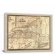 Map of Railroads of New York, 1870 - Canvas Wrap