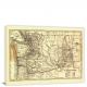 Railroad Map of Washington, 1896 - Canvas Wrap