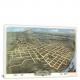 Birds Eye View of the City of Chattanooga Tennessee, 1871 - Canvas Wrap