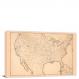 Map of the United States, 1880 - Canvas Wrap