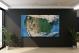 USA with 3D Clouds-Contiguous 48 States - Canvas Wrap2