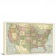 United States, 1909 - Canvas Wrap