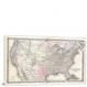 Colton Map of United States, 1855 - Canvas Wrap