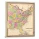 USA-A New and Elegant General Atlas, 1849 - Canvas Wrap