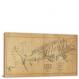 Map of Utah Territory Wagon Routes, 1859 - Canvas Wrap