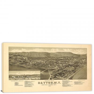 Dayton Washington, 1884 - Canvas Wrap