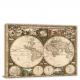 Nova Rotius Terrarum Orbis Tabula, 1660 - Canvas Wrap
