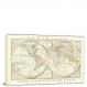 Map of the World, 1794 - Canvas Wrap