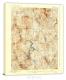 New York-USGS Historical Topo Maps H - Canvas Wrap
