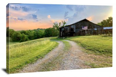 Path to the Barn, 2019 - Canvas Wrap