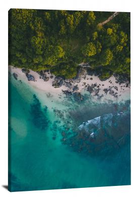 Aerial View Indonesia, 2018 - Canvas Wrap