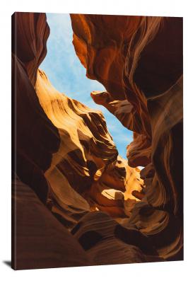 Lower Antelope Canyon Yellow, 2018 - Canvas Wrap