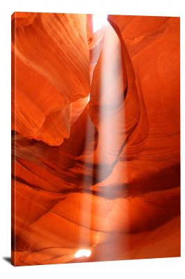 Antelope Canyon Light Beam, 2021 - Canvas Wrap