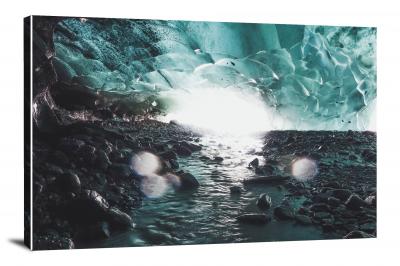 Mendenhall Ice Caves, 2017 - Canvas Wrap