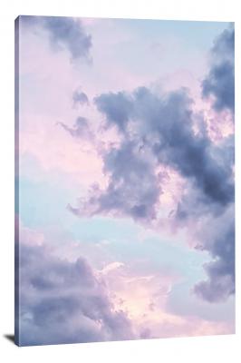 Pastel Clouds, 2018 - Canvas Wrap