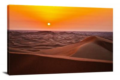 Desert Sunset, 2017 - Canvas Wrap